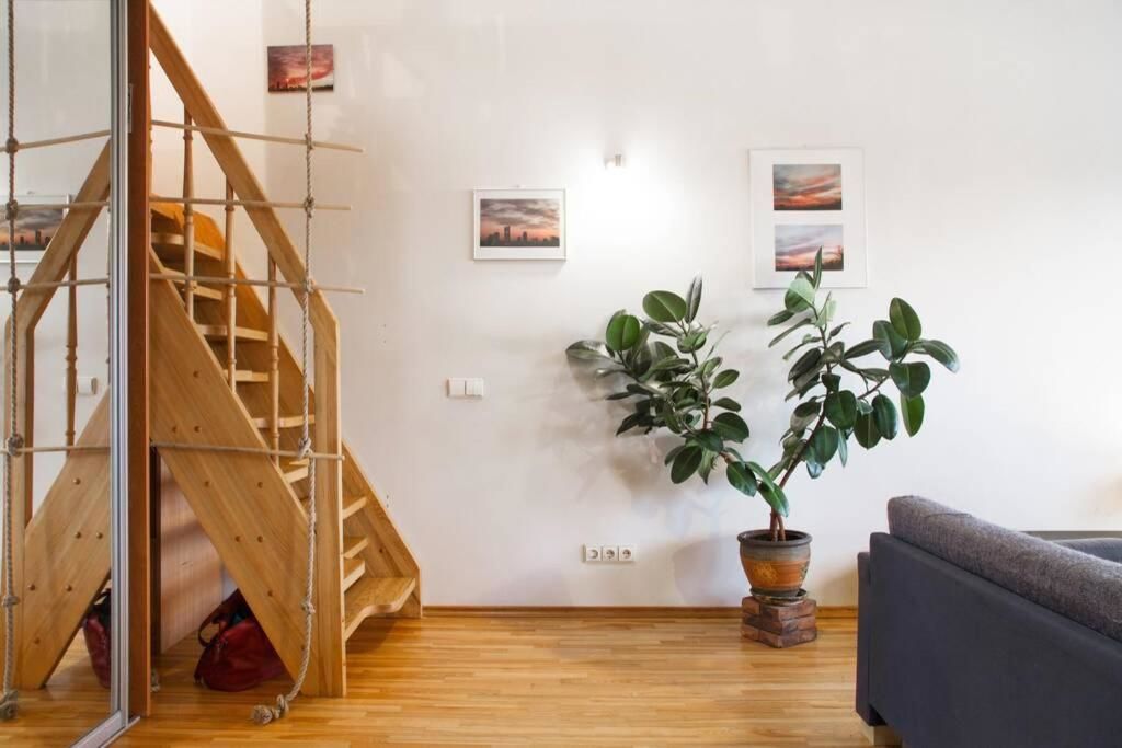 Апартаменты Penthouse Apartment with Great Panoramic City View Вильнюс-40