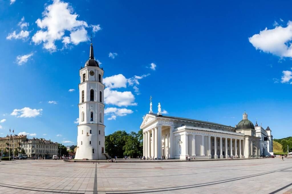 Апартаменты Penthouse Apartment with Great Panoramic City View Вильнюс-57