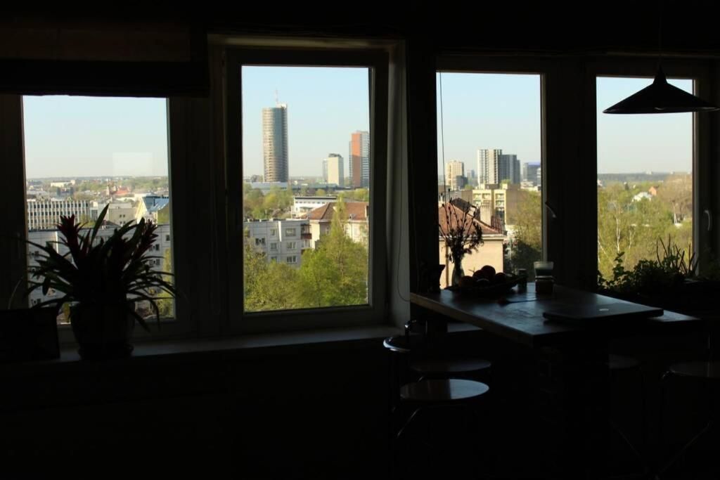 Апартаменты Penthouse Apartment with Great Panoramic City View Вильнюс-70