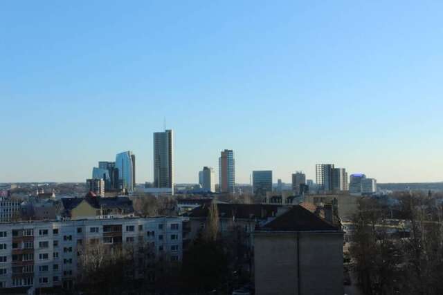 Апартаменты Penthouse Apartment with Great Panoramic City View Вильнюс-12