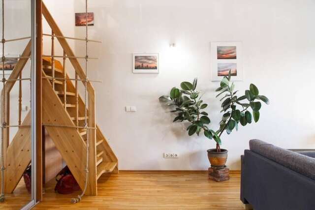 Апартаменты Penthouse Apartment with Great Panoramic City View Вильнюс-39
